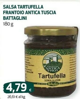 Coop Battaglini salsa tartufella frantoio antica tuscia offerta