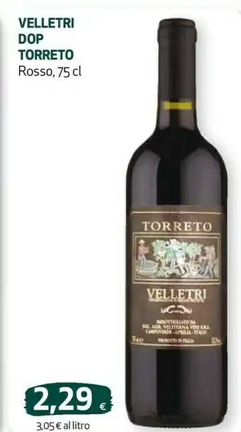 Coop Torreto velletri dop offerta