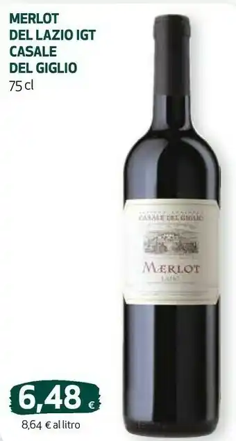 Coop Merlot del lazio offerta