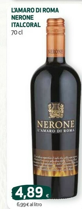 Coop L'amaro di roma 700 g(ml) offerta