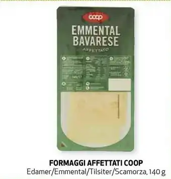 Coop - emmental bavarese affettato 140 g(ml)