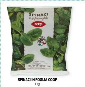 Coop Coop - spinaci in foglia surgelati 1000 g(ml) offerta