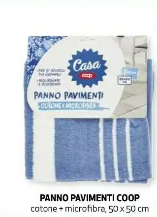 Coop Coop panno pavimenti cotone + microfibra offerta