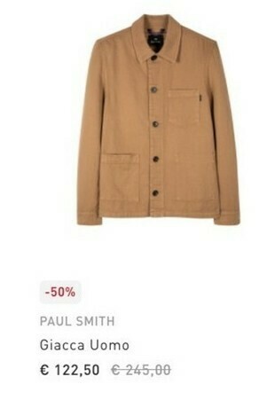 Coin Paul smith giacca uomo offerta