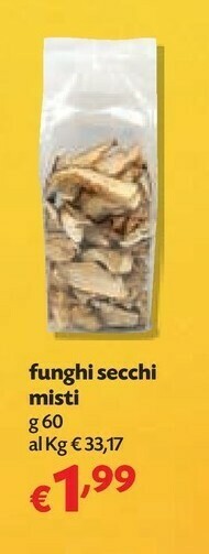 Pam Funghi secchi misti offerta