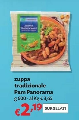 Pam Pam & panorama - zuppa tradizionale con orzo, farro e legumi offerta