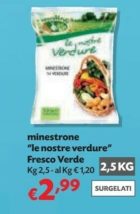 Pam Minestrone le nostre verdure offerta