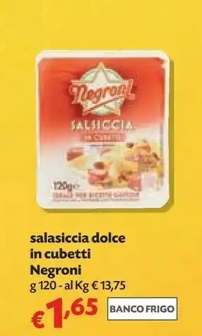 Pam Salsiccia dolce in cubetti offerta