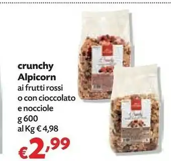 Pam Alpicorn - crunchy croccante con cioccolato e nocciole 600 g(ml) offerta