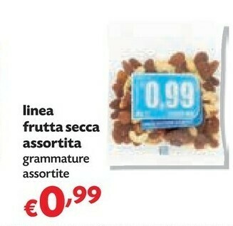 Pam Linea frutta secca offerta