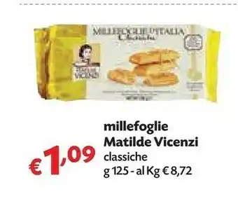 Matilde vicenzi - millefoglie d'italia 125 g(ml)