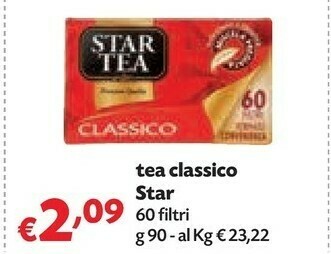 Pam Star tea - star tea classico offerta