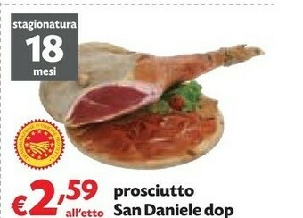 Pam Prosciutto san daniele dop offerta