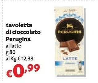 Pam Tavoletta di cioccolato al latte offerta