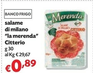 Pam Salame milano offerta