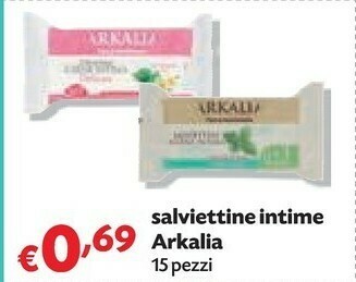 Pam Arkalia salviettine intime offerta