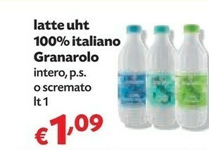 Pam Latte uht 100% italiano intero offerta