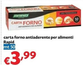 Pam Carta forno antiaderente per alimenti offerta