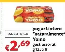 Pam Yogurt intero banco frigo naturalmente offerta