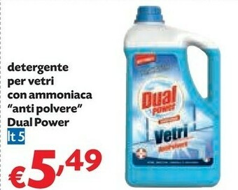 Pam Dual power detergente per vetri con ammoniaca anti polvere offerta
