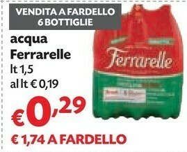Ferrarelle - acqua minerale effervescente naturale 1500 g(ml)