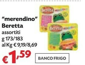Pam Fratelli beretta - merendino 183 g(ml) offerta