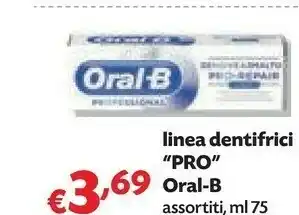 Pam Linea dentifrici pro offerta