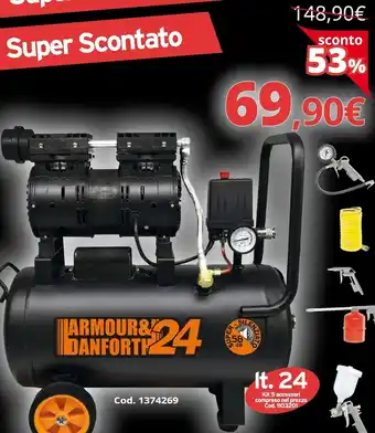 Brico Io Compressore supersilenziato offerta