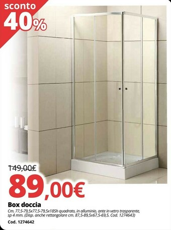 Brico Io Box doccia offerta