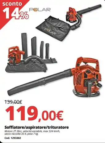 Brico Io Soffiatore/aspiratore/trituratore offerta