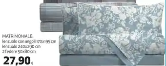 Coop Completo letto 100% cotone matrimoniale offerta