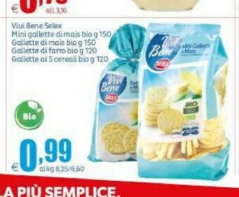 Elite Gallette di mais offerta