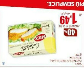 Elite Cotolette di pollo offerta