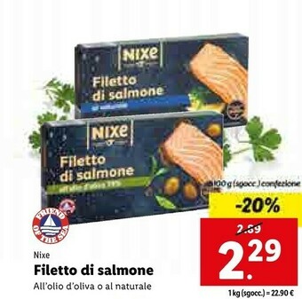 Lidl Filetto di salmone offerta