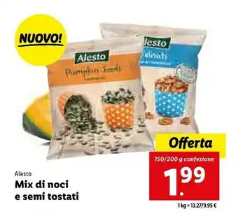 Lidl Mix di noci e semi tostati offerta