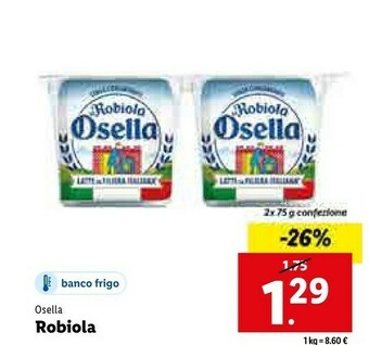 Lidl Robiola offerta