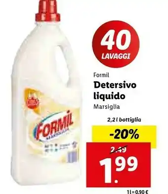 Formil detersivo liquido