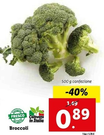 Lidl Broccoli offerta