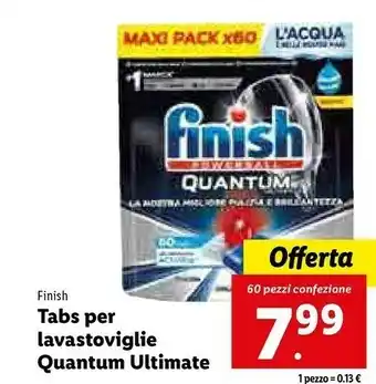 Lidl Tabs per lavastoviglie quantum ultimate offerta