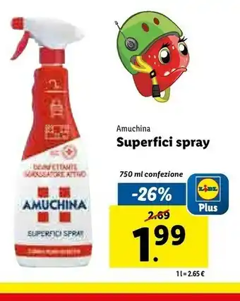 Lidl Superfici spray offerta