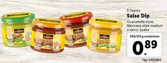 Lidl Salse dip guacamole style offerta