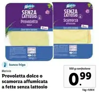 Lidl Merivio provoletta dolce senza lattosio offerta