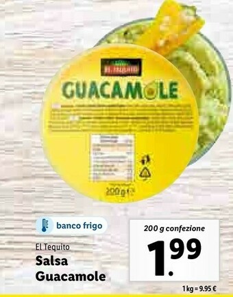 Lidl Salsa guacamole offerta