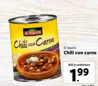 Lidl Chili con carne offerta