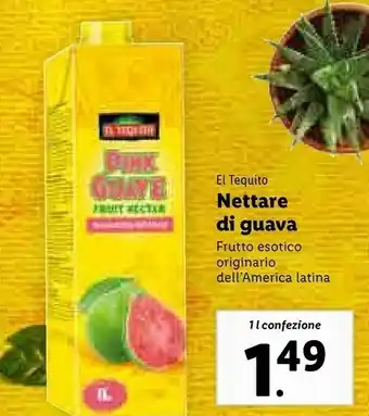 Nettare di guava frutto esotico originario dell'america latina