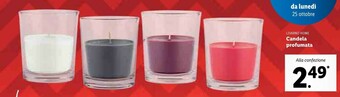 Lidl Livarno home candela profumata offerta