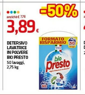 Superconti Detersivo lavatrice in polvere offerta
