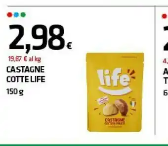 Superconti Life - castagne pronte da gustare 150 g(ml) offerta