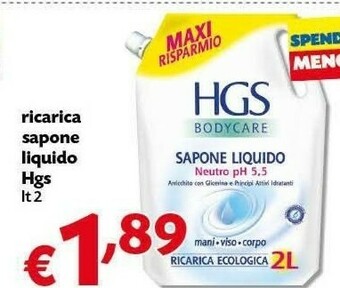Pam Sapone liquido offerta