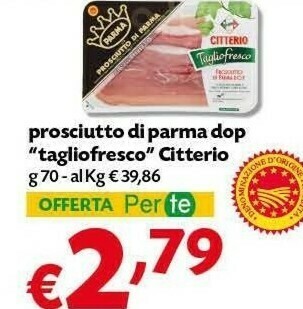Pam Prosciutto di parma offerta